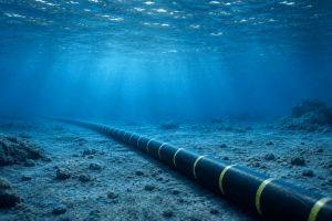 Kabel serat optik bawah laut sebagai jalur komunikasi internet